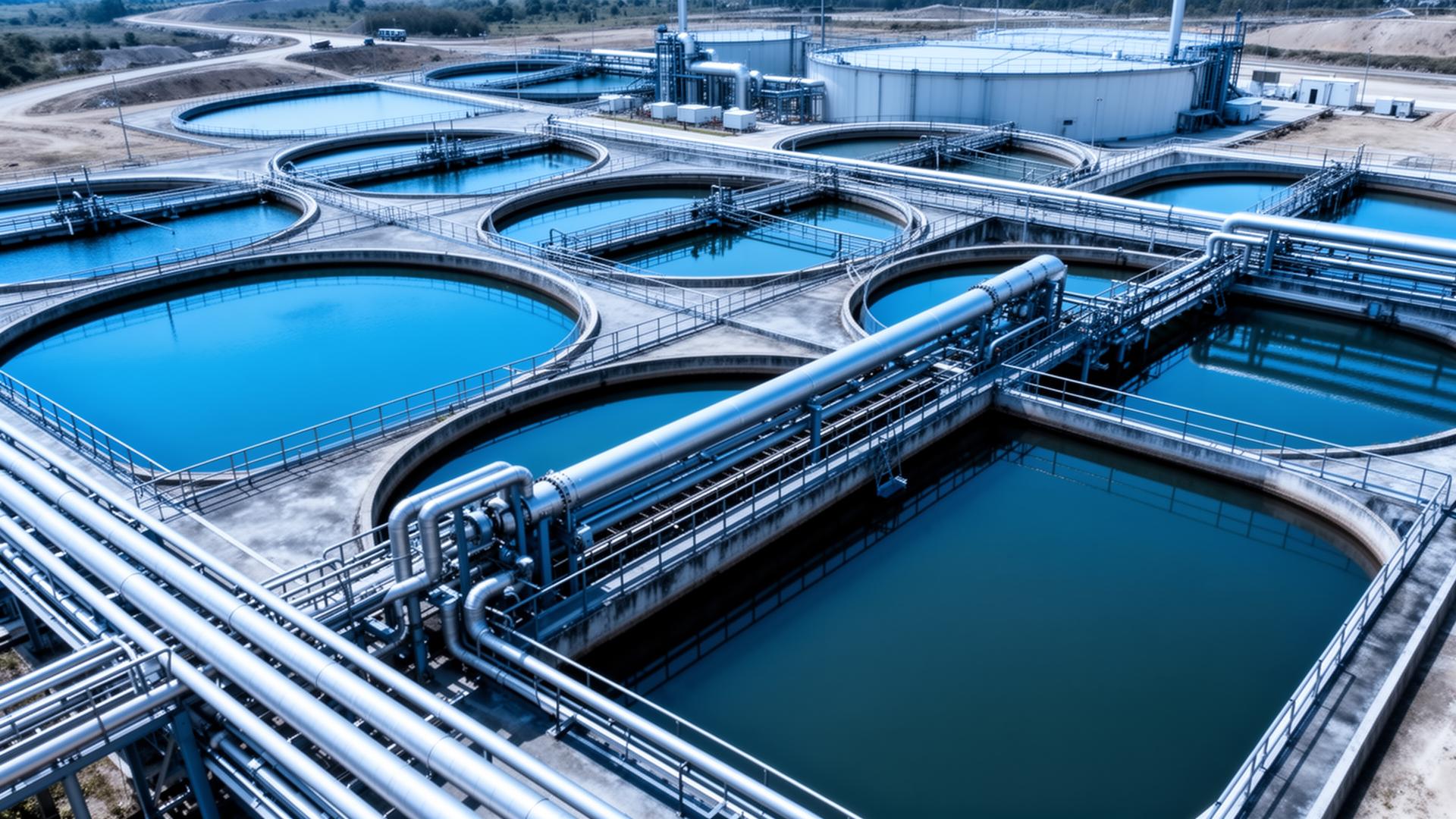 Industrial wastewater treatment with mechanical separation